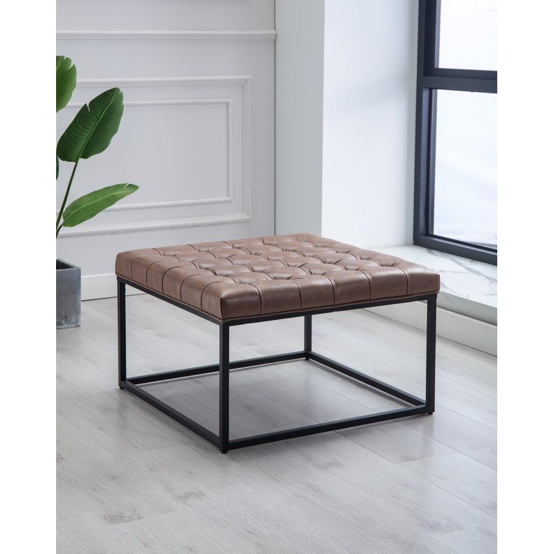 Williston Kasi 28" Tufted Square Standard Ottoman & Reviews Wayfair